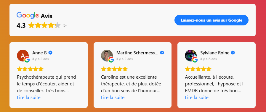 Avis clients - Google
