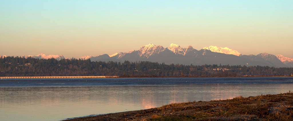 Mountains seen from Crescent Beach