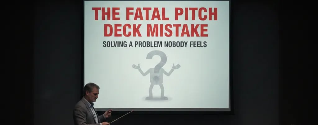 The Fatal Pitch Deck Mistake: Solving a Problem Nobody Feels