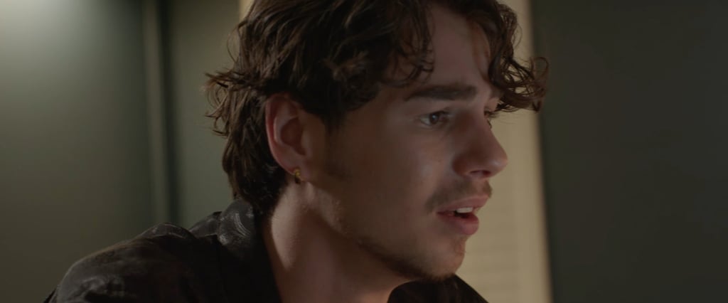 a man with a black shirt and a black shirt