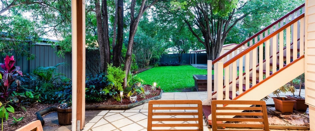 outdoor living area