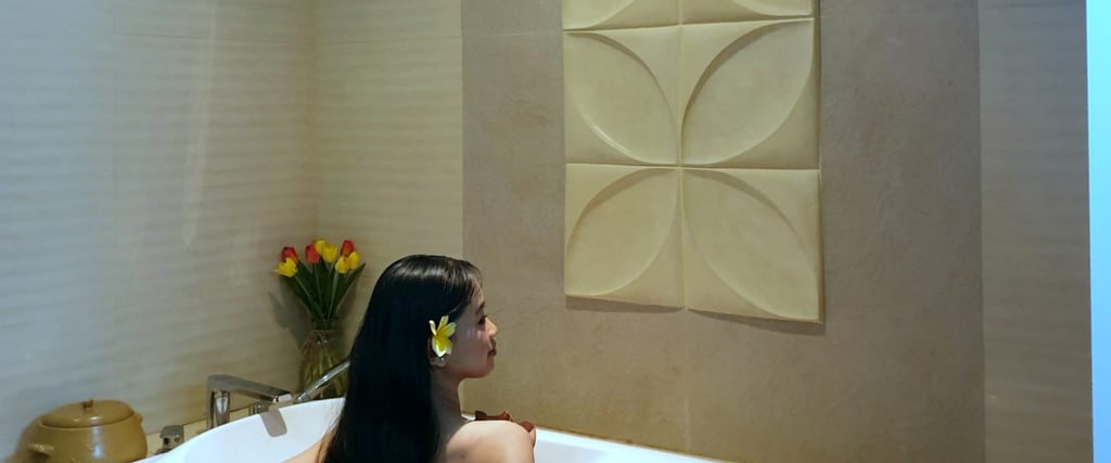 a woman in martha tilaar spa depok
