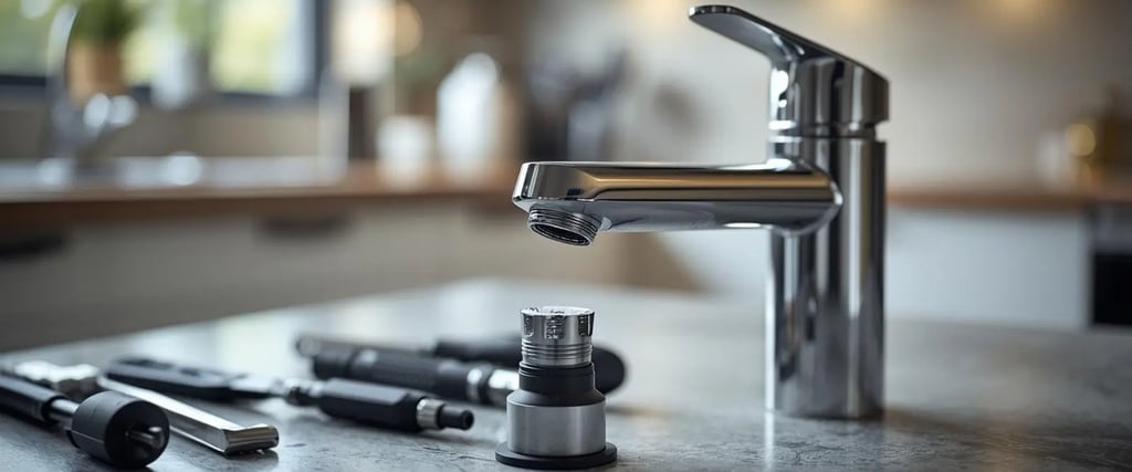 Remplacement de cartouche de robinet mitigeur à Belfort lors d’une intervention à domicile