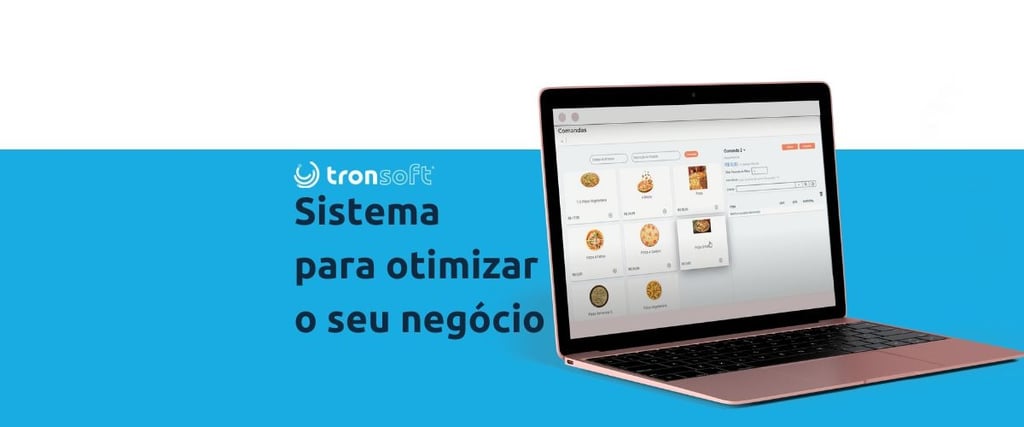 sistema para food, para bares e restaurantes, deliverys e cafés