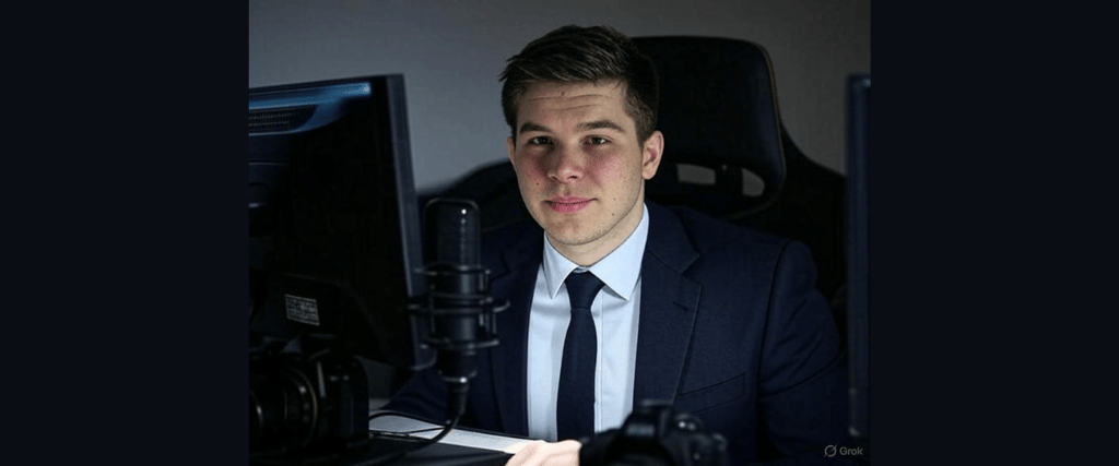 image showing optimal virtual interview setup