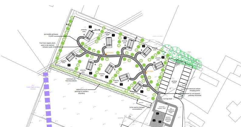 glamping pods approved planning permission in dover