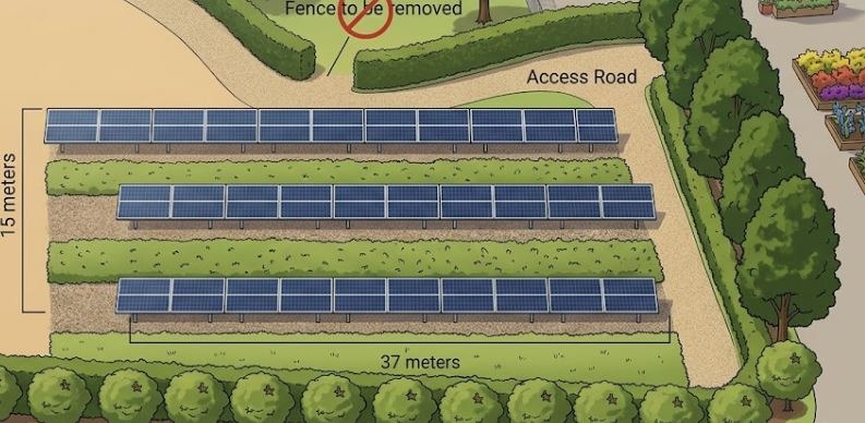 ground mounted solar panel planning permission in colchester