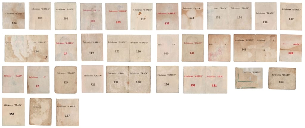 1967 Ediciones Crack Album Los Trico Y Los Pena Basketball Cards 1967 FIBA Championship (backs)