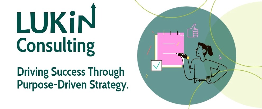 Woman taking notes on business strategy