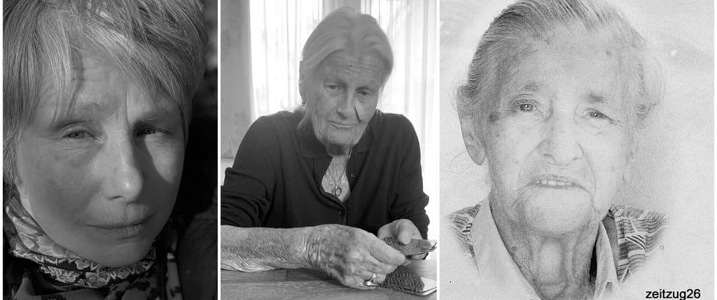 Milena Findeis 1957, Edith Findeis geborene Klinger,, 1939, Margarete Klinger, 1908-2002