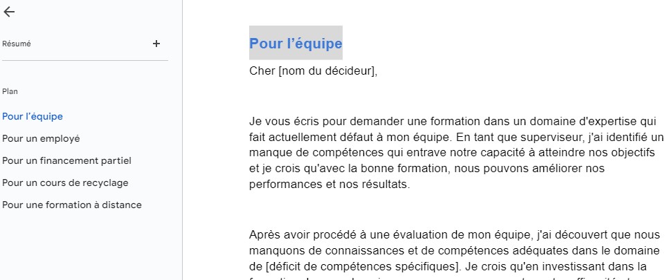 modèle de lettre pour demander une formation à son employeur