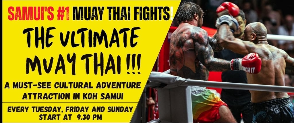 Only at Samui international Muay Thai boxing stadium and Gym