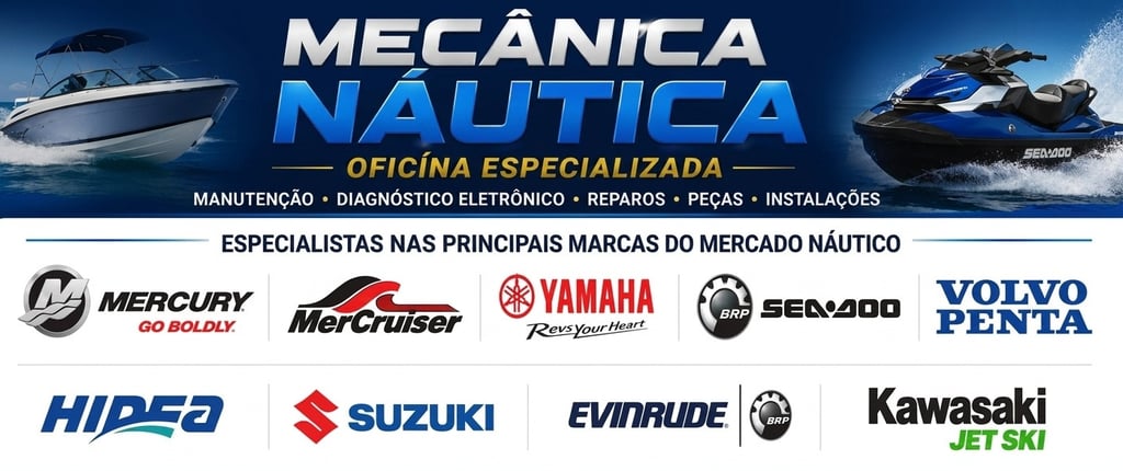 Oficina mecânica nautica multimarcas