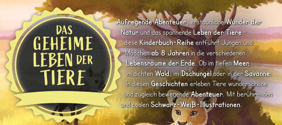 DGLDT Savanne Banner für Buchserie