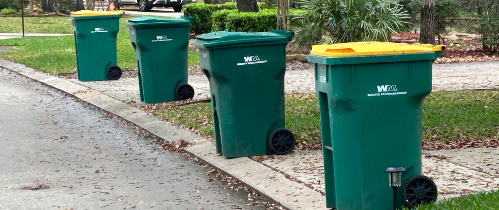 Trash Can Caddie, Trash Can Butler Trash Day