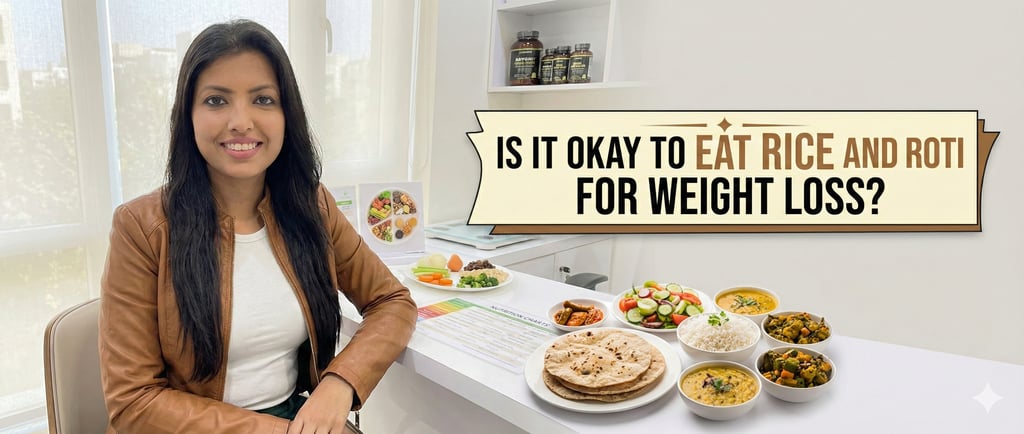 Can you eat Roti and Rice for weight loss? | Dietitian Ankita Gupta Sehgal Best Dietician in Delhi
