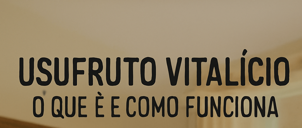 Usufruto Vitalício O Que É e Como Funciona