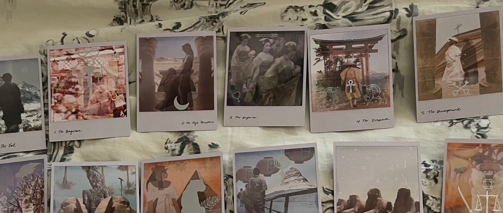 Major Arcana of Wild Lands Tarot by Leah Shoman, Sacred Scribe Publishing, 2024 Picture taken by Me