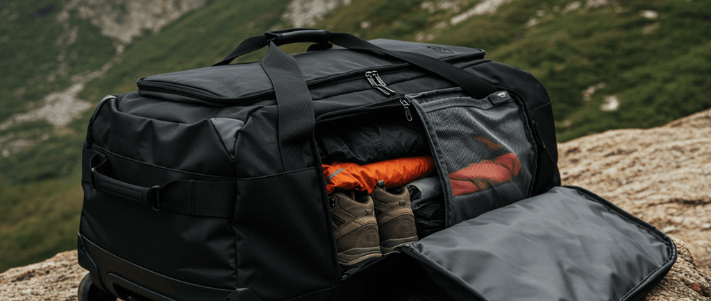 adventure spacious duffle bag for long trips
