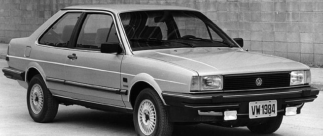 VW Santana dos anos 80