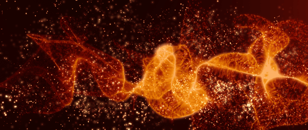 Flux énergétique dans les canaux de méridiens en médecine traditionnelle chinoise