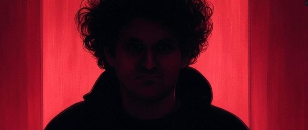 a man in a black hoodie and a red curtain