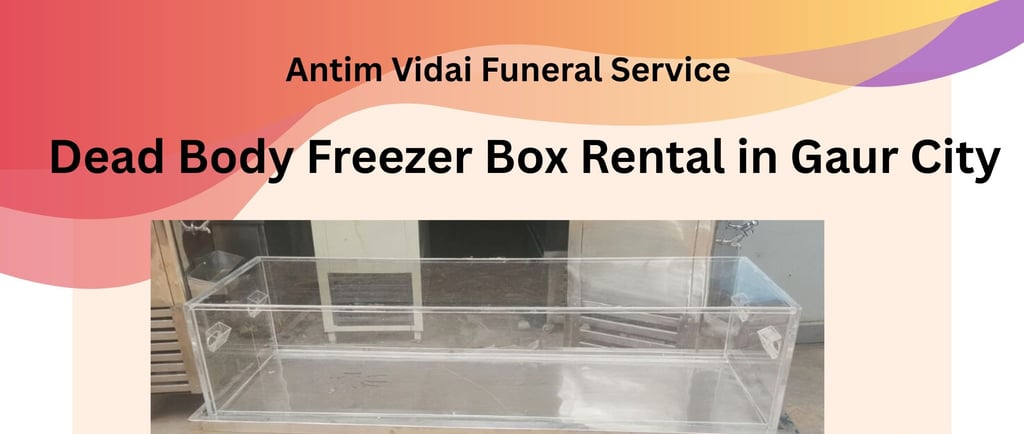 Dead Body Freezer Box in Crossing Republik ghaziabad