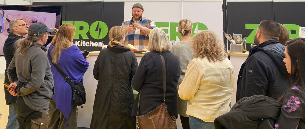 Showcooking at Fully Charged Show