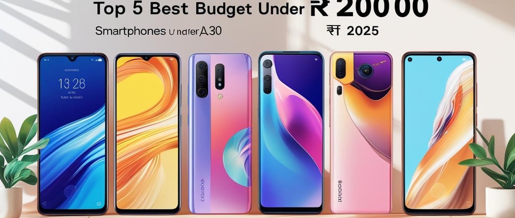 Best Budget Smartphones Under ₹20,000 in 2025: Top Picks