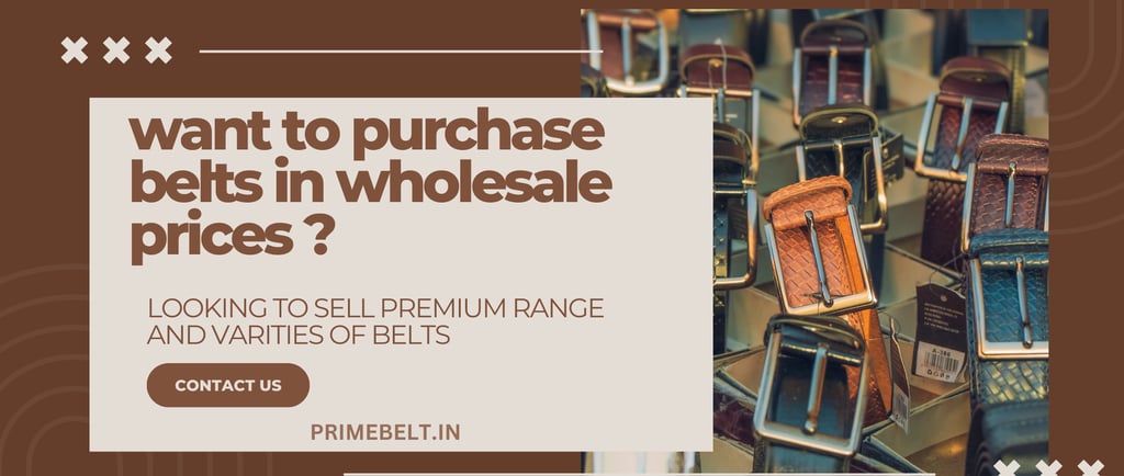 Contact prime belt for wholesale belts