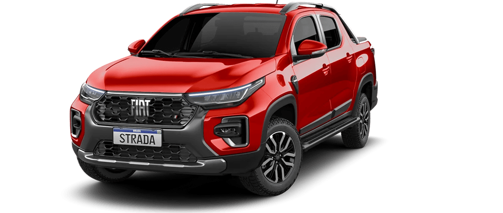 Fiat Strada vermelha