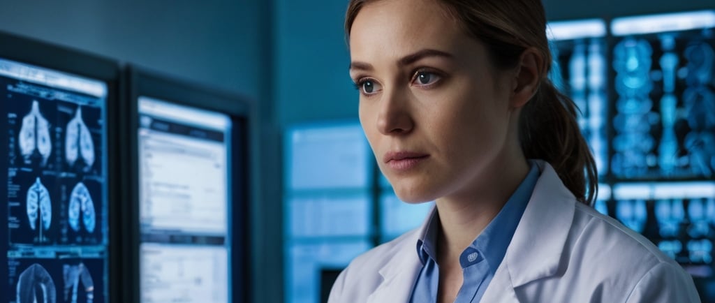 Biomédica no preparo da coleta