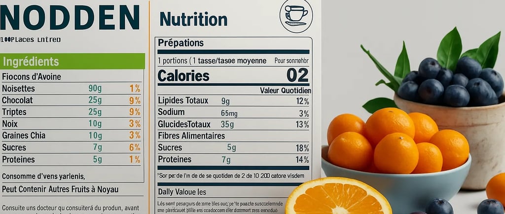 Comment décrypter le tableau nutritionnel d'une étiquette alimentaire _, recherchesante.com