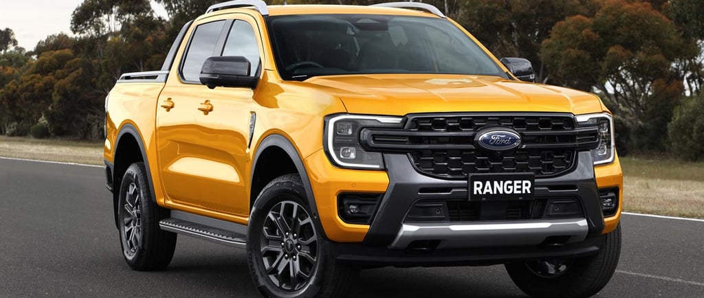 Ford Ranger amarela
