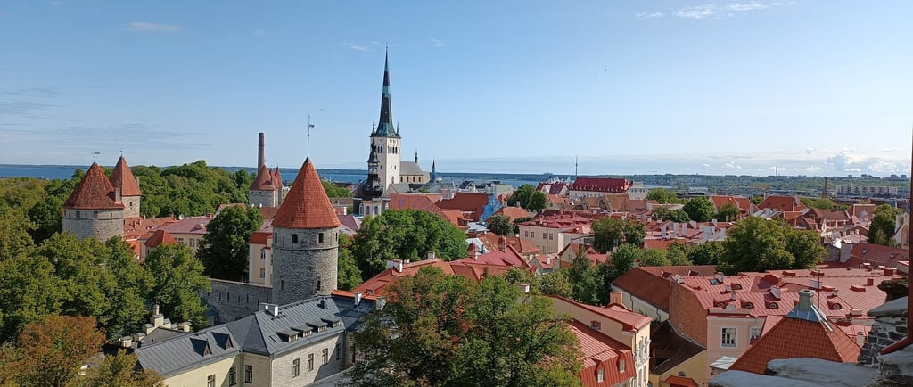 vista panoramica su Tallinn