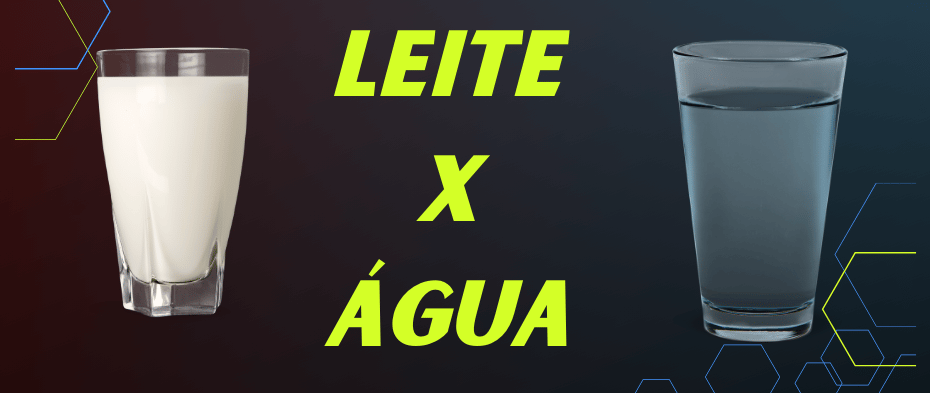 Whey Protein com Leite ou Água