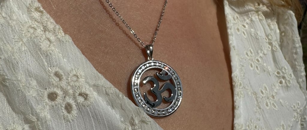 Hindu Jewelry Om Symbol Pendant
