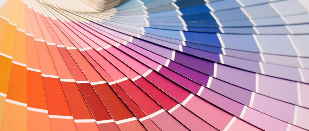 a bunch of color swatches with a bunch of color swatches