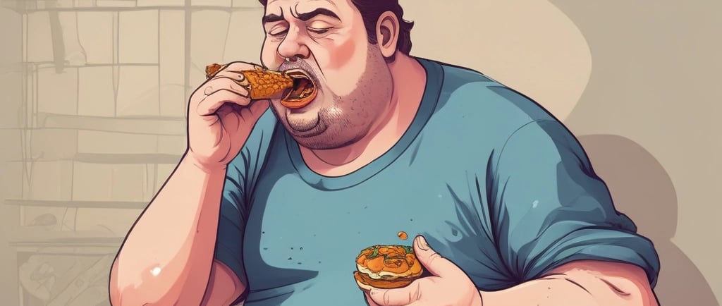 man in white crew neck t-shirt holding burger