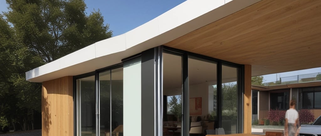 a small model of a house with a roof