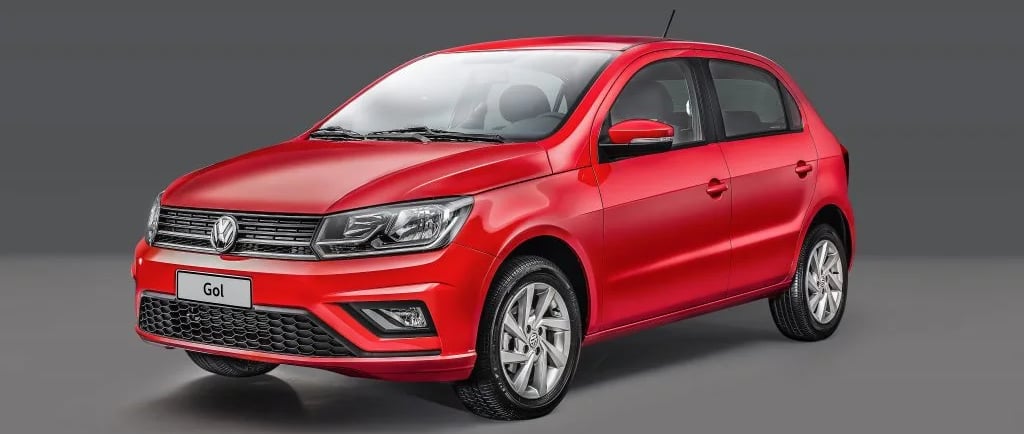 Volkswagen gol vermelho