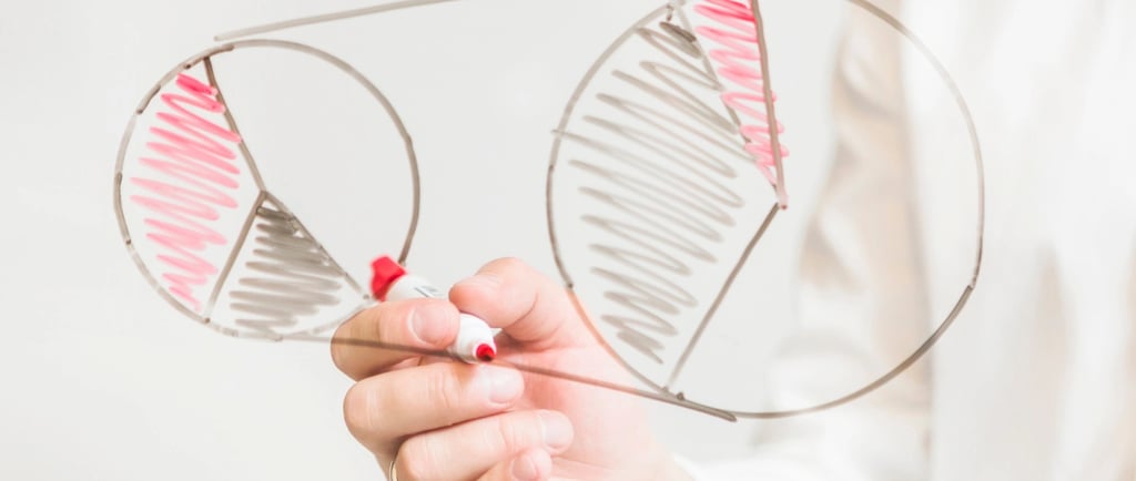 a person holding a pair of scissors and a pair of scissors