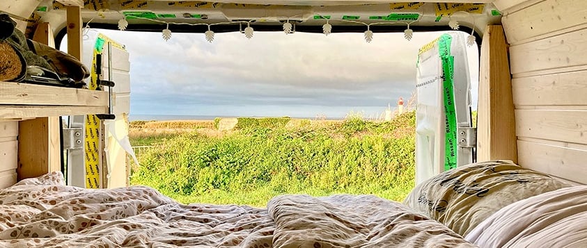 Vue matinale sur le phare de Saint-Mathieu, Bretagne, France