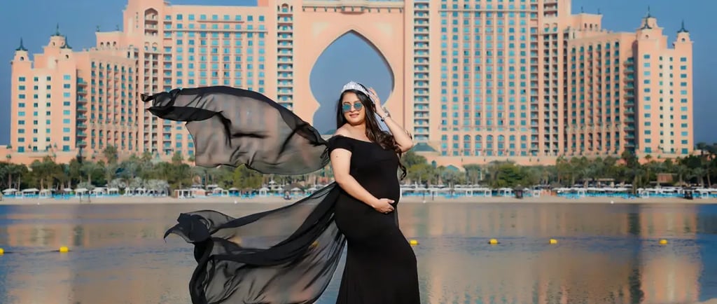 Maternity Photography at atlantis the royale