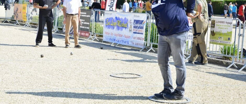 joueurs du régional de pétanque de Charnay les mâcon 2018