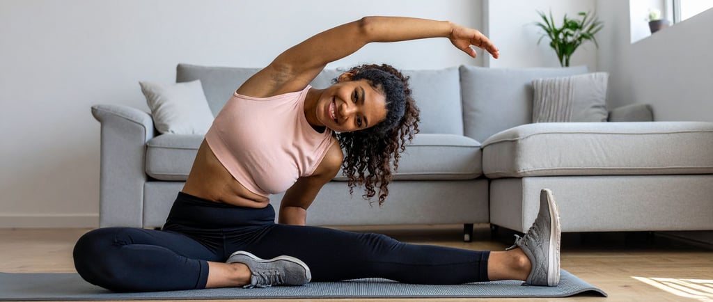 treino de mobilidade feito em casa em Braga