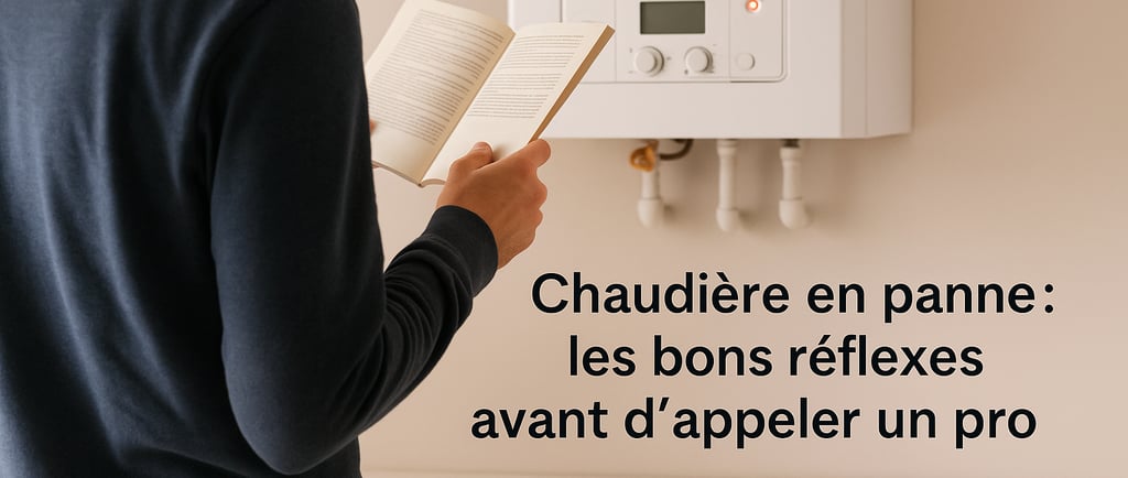 Une chaudière en panne