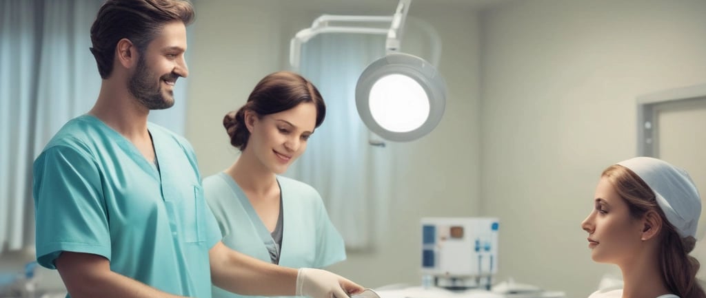 photo of white staircase