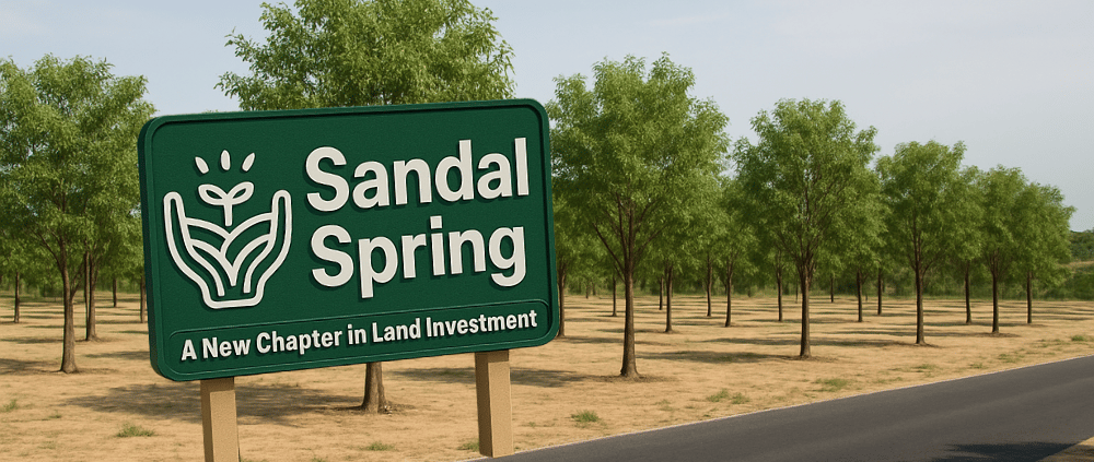 a sign that says sandal spring is coming