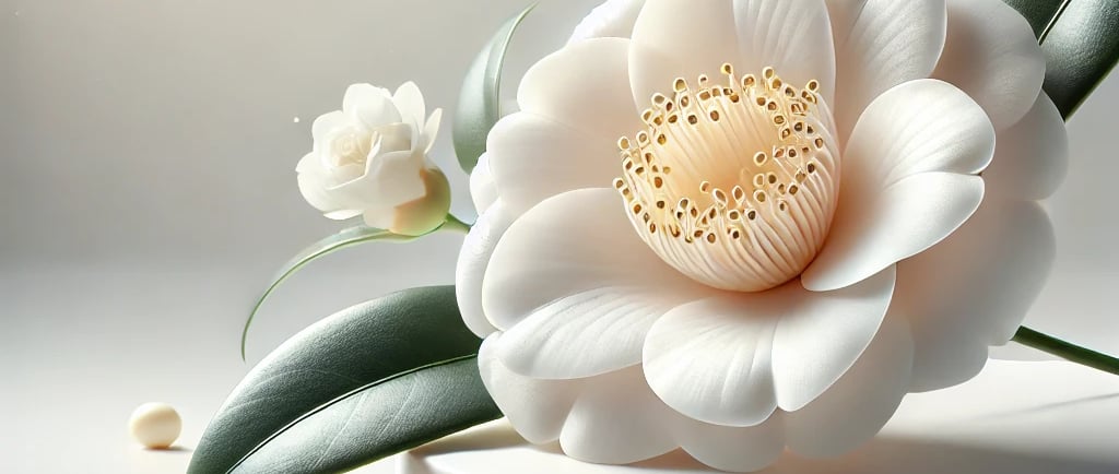 Huile de camélia naturel pour hydratation, anti-âge et protection de la peau
